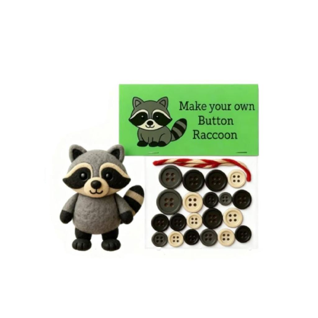 DIY Button Snowman Ornament Kit