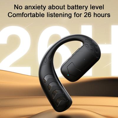 Беспроводные наушники с поддержкой Bluetooth, стереозвук, мощный бас, конструкция с заушным креплением, стабильное соединение