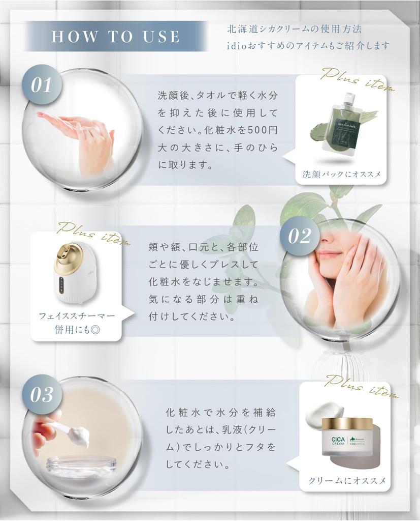 Idio Hokkaido Cica Лосьон с экзосомами стволовых клеток человека, ретинолом и лосьон 150 мл, NMN, рекомендован дерматологами,