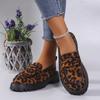 Fashion New College Students' Role Playing Women's Shoes/Girls' Fashion Black Leopard Pattern/Coffee Uniform Thick Soled Shoes 2024