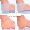 Белые силиконовые рукава для поддержки пятки и свода стопы, против трения, для ухода за ногами