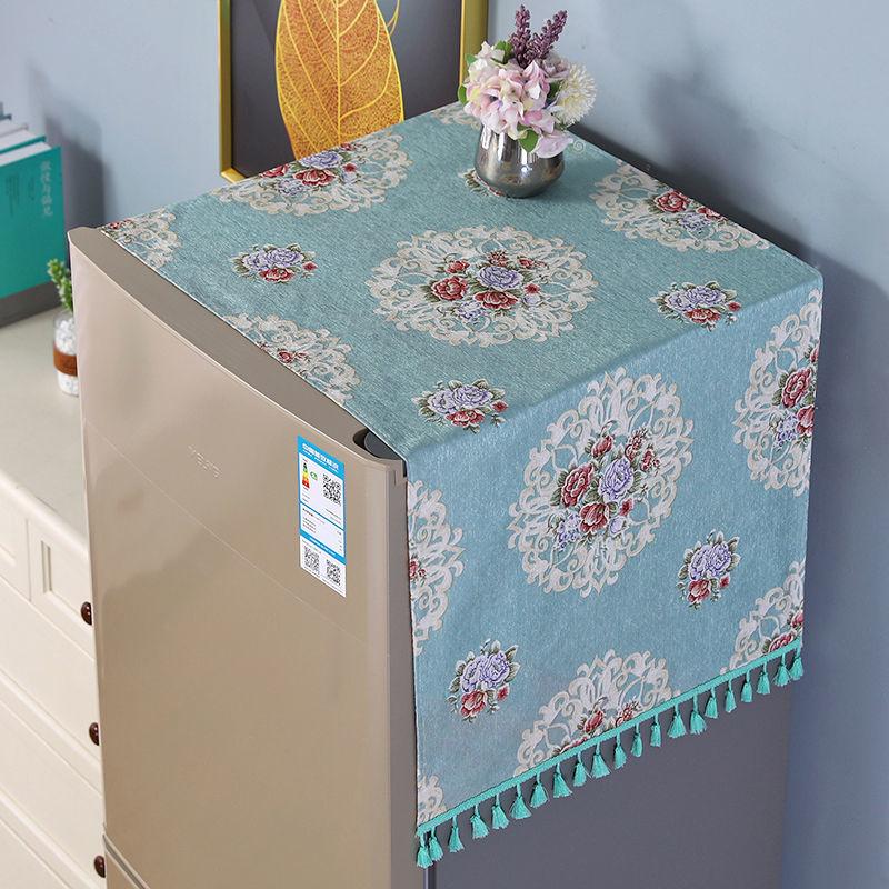 Ткань Кружевной Чехол для Холодильника, Чехол Для Морозильника, Пылезащитный Чехол Для Стиральной Машины Барабанного Типа, Полотенце