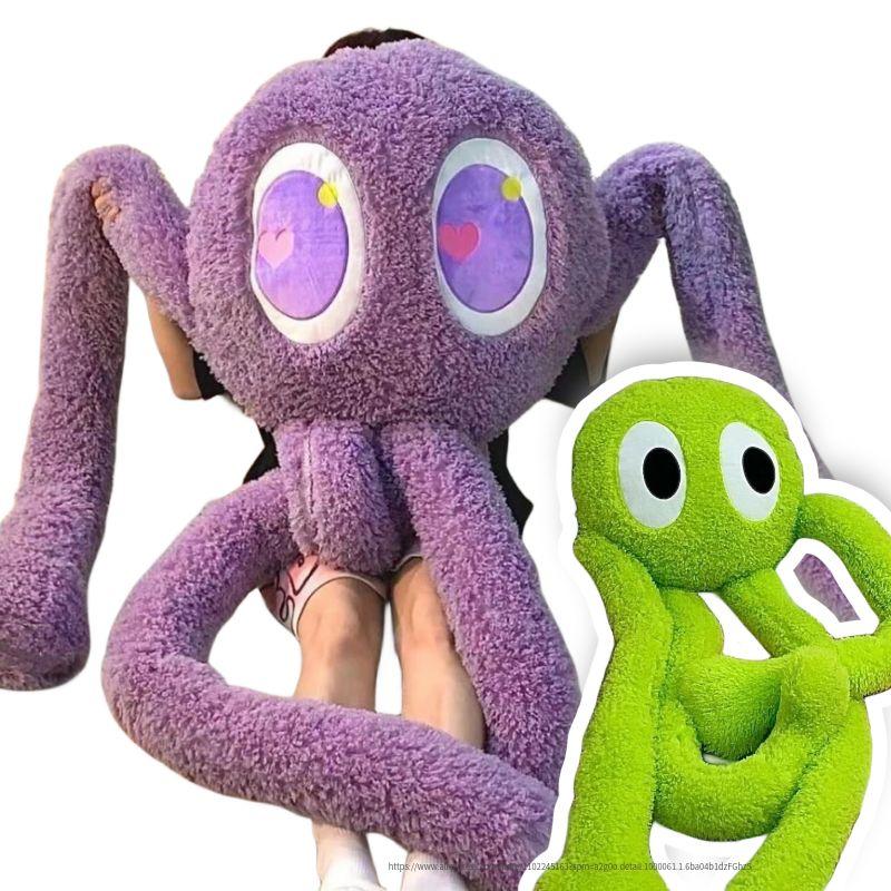 100cm Big Eyes Octopus Doll Giant Plush Toy Long Four Claws Stuffed Underwater Animal Soft Plushie Peluche Boys Girls Gift