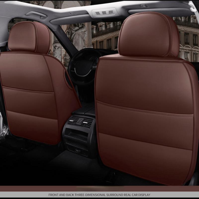 Высококачественные чехлы на автомобильные сиденья из искусственной кожи, подушка для сиденья спереди и сзади, разделенная защита скамейки, универсальная, подходит для авто, грузовика, фургона, внедорожника