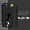 Funny Coque Football Phone Case iPhone 11 12 13 14 Pro Max 7 8 Plus XR XS SE Straight Edge Liquid Silica Gel Shell Cover Fundas