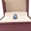 London Blue Topaz  Gemstone 925 Solid Silver Ring Handmade Jewelry Women's Ring RR-59-1