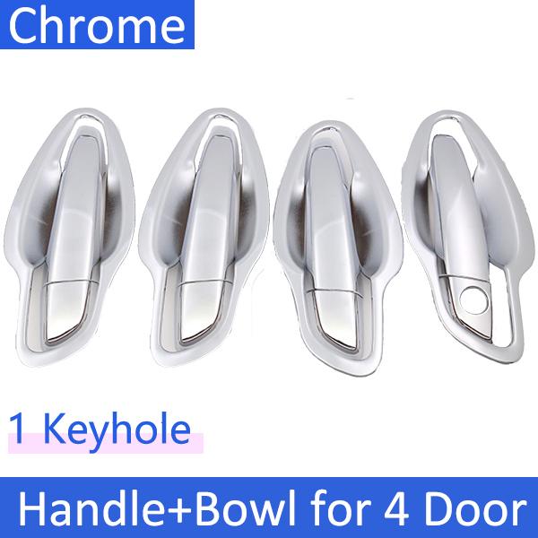 for Peugeot 3008 MK2 P84E 2017 2018      Chrome Door Handle Cover Car Accessories Stickers Rustproof Catch