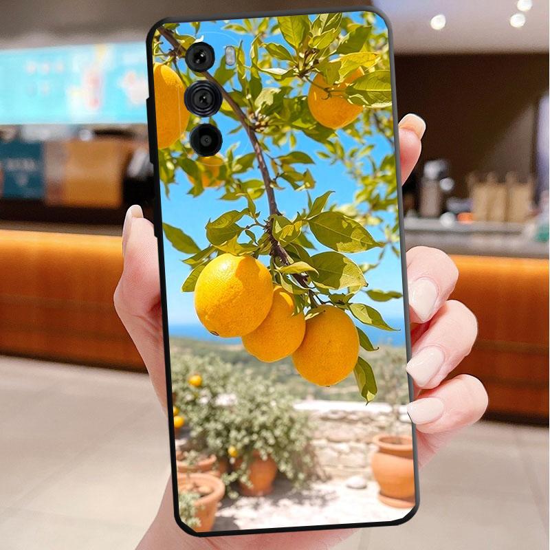 Летний Фруктовый Лимонный Чехол Для Телефона Для Motorola Edge 50 40 Pro 60 50 40 30 Ultra Neo Fusion Moto G Play G Stylus G Power G 2025