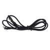 1.2m Headphones Audio Cable Black Braid Wire Replacement for Sennheiser Momentum Headset