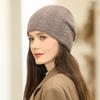 New Women Winter Hat Streetwear Warm Cap Fashion Decorate Beanie Hat For Female Casual Knitted Hat
