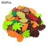 500 шт. пенопластовых наклеек, самоклеящиеся блестящие наклейки в виде кленового листа, осенние наклейки для детей, сделай сам, принадлежности для вечеринок на День благодарения, украшение урожая