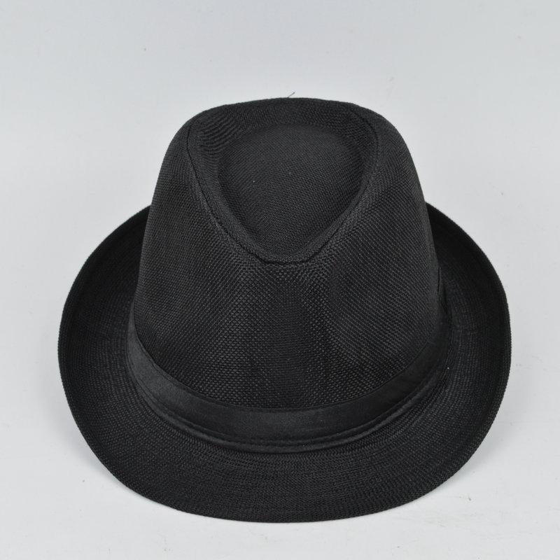 Соломенная шляпа Trilby Sun Hat Мужская женская летняя Панама Дизайнерская пляжная шляпа Fedora