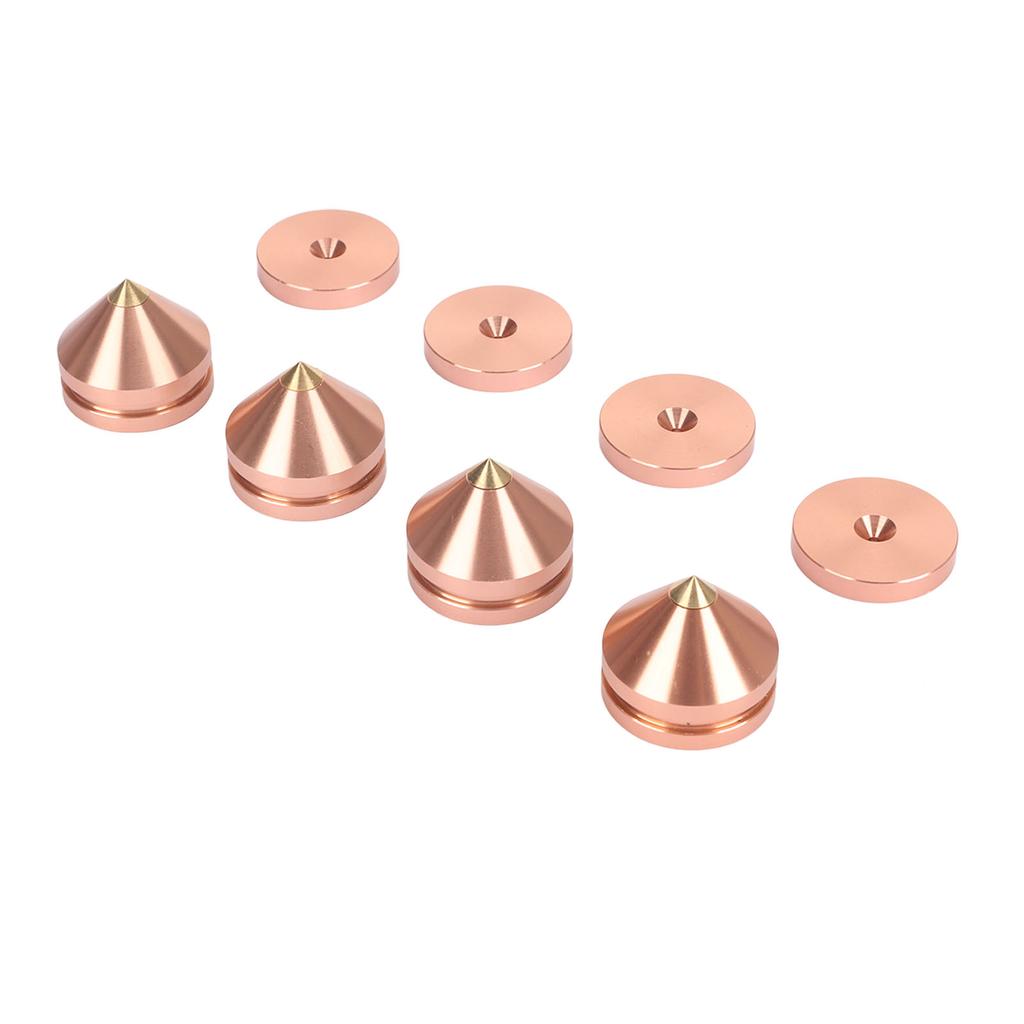 4PCS Speaker Isolation Feet Pad Shock Absorption Amplifier Spike Isolation Feet Mat for Turntable
