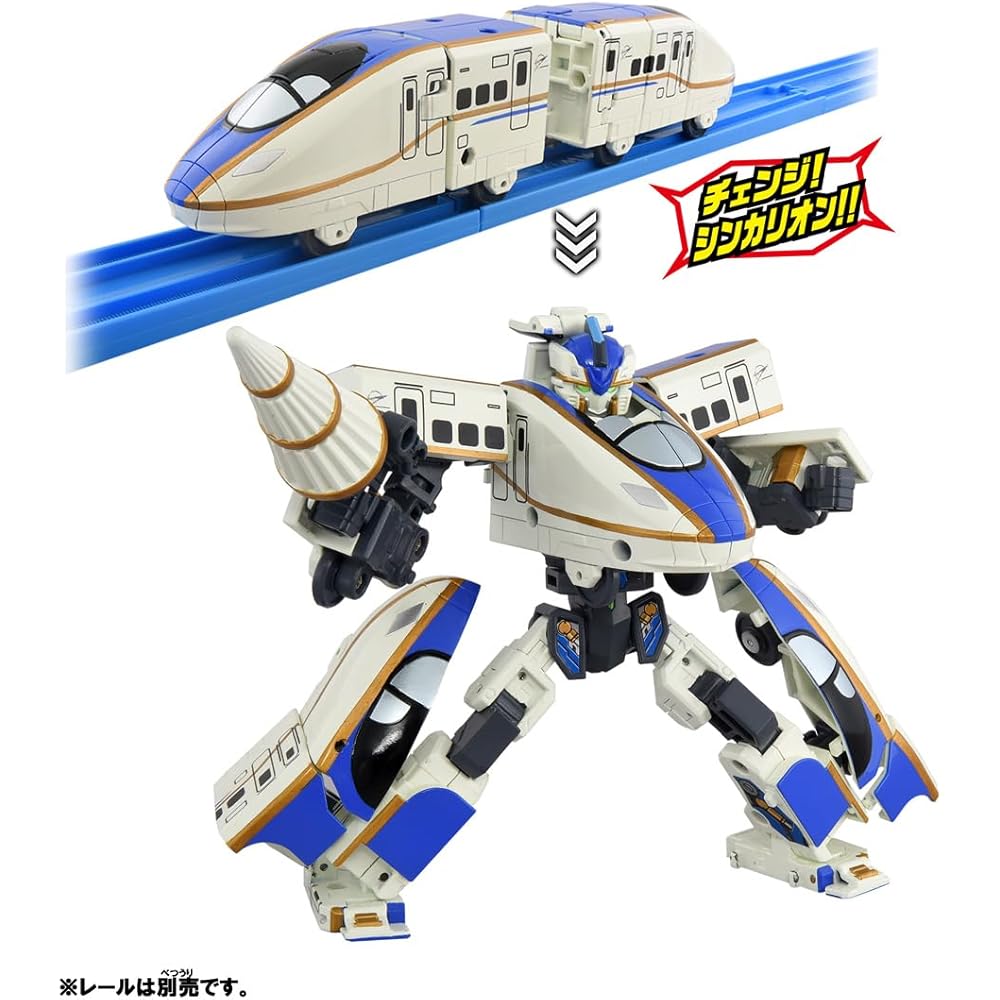 Takara Tomy Plarail SGX Shinkalion E5 Hayabusa + E7 Kagayaki Link Combination Set Train Toy for Ages 3 and Up