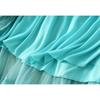 Spring and Autumn Women's Mesh Cake Halter Skirt Women's Skirt Fairy Saree Pleated Long Skirt