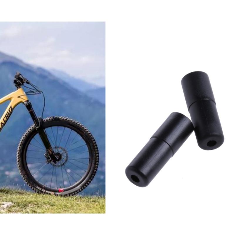 100 шт. Концевые колпачки для тросиков переключения велосипеда, Концевые колпачки для тросиков переключения велосипедного переключателя, Концевые колпачки для наконечников тросиков тормоза велосипеда