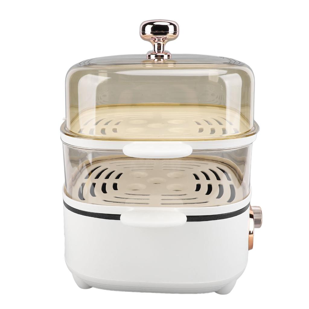 2-уровневая электрическая пароварка 1200 Вт 10,5 л штабелируемая многоцелевая плита электрическая горячая кастрюля с функцией приготовления на пару