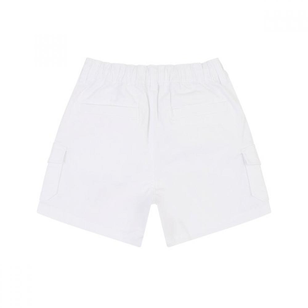 Kangol Kids Cargo Pocket Shorts White Sb 0112