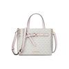 New MICHAEL KORS MK Emilia Artificial Leather Shoulder Bag Crossbody Bag Handbags Small Size Women's Vanilla White & Pink 35H0GU5S1B-PWD-BLSH-MLT