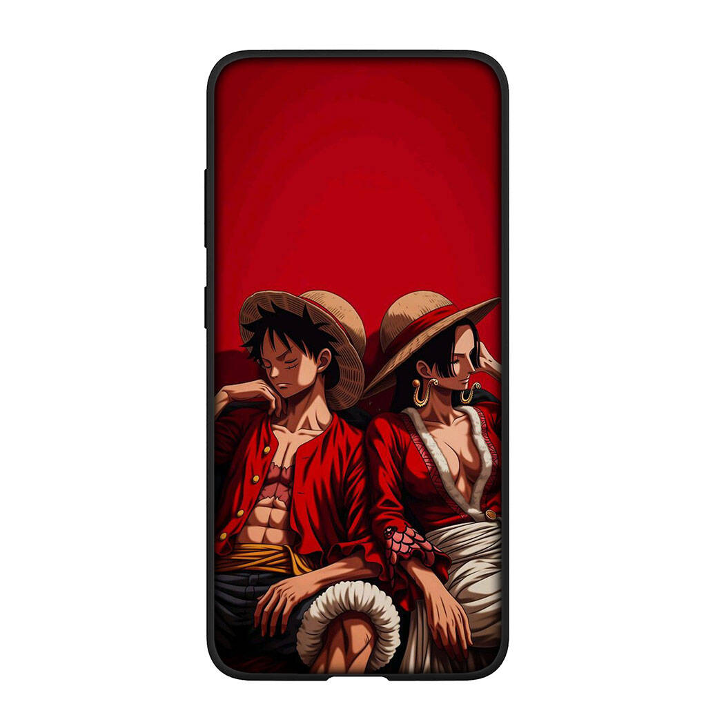 Чехол для телефона для iPhone 17 15 16 Plus Redmi Note 14 12 11 13 Pro Max Huawei P30 P20 Lite OPPO A60 A80 A38 A54 Boa Hancock Funda One Pieces Luffy Cover