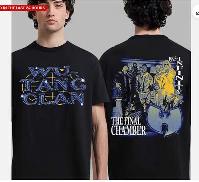 Финальная палата Wu Tang Forever Tour 2025 Infinity Двусторонняя футболка