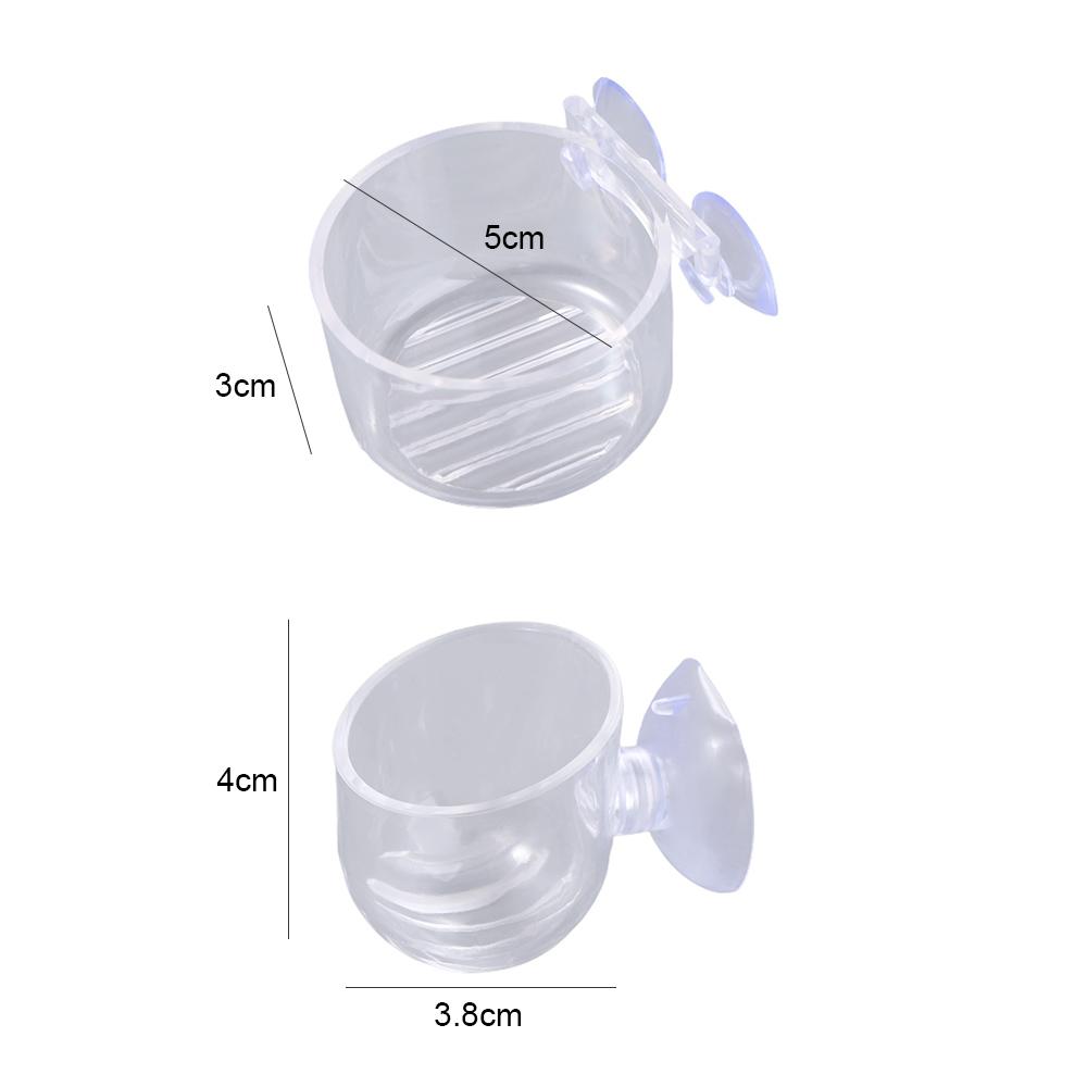 Мини-аквариумное украшение, водоросли, чашка для растений, красная кормушка для червей с присоской, держатель для аквариума