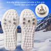 5 Teeth Ice Gripper For Shoes Snow Crampons Anti-slip Ice Gripper Hiking Cleats Spikes Traction Ice Floes 5 Stud Shoes Grip