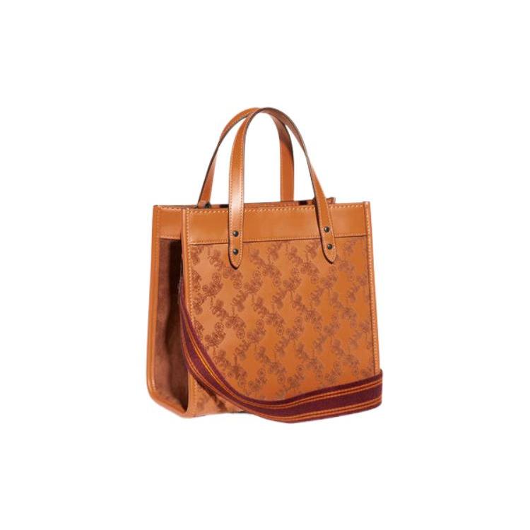 Новая сумка-тоут COACH Field из коровьей кожи, сумка для покупок, сумочка, наплечная сумка, сумка кроссбоди, среднего размера, женская, желтая CD750-V5UWP