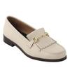 Стеганые лоферы с перемычками F70N F70NBA Слоновая кость см [Regal] Женские 22.5