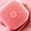 Soft Safety Silicone Comb Pet Accessories for Cats Shower Grooming Tool Bathroom Dog Bath Brush Massage Gloves with Shampoo Box