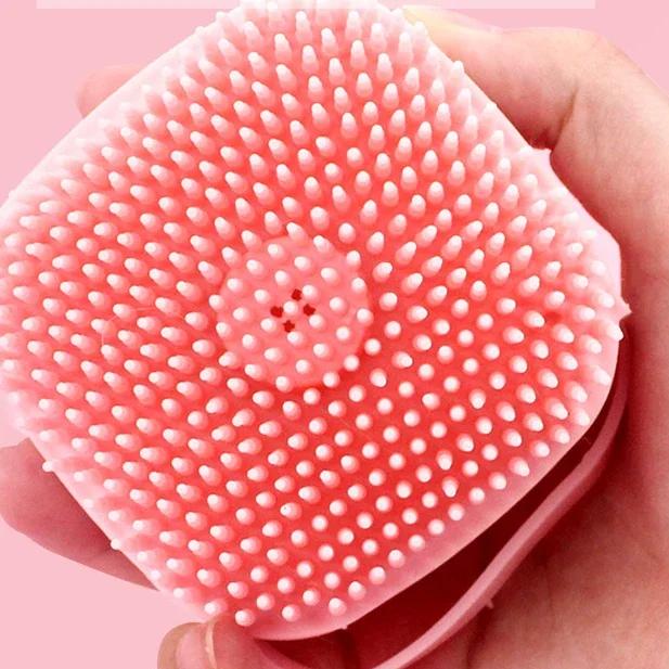 Soft Safety Silicone Comb Pet Accessories for Cats Shower Grooming Tool Bathroom Dog Bath Brush Massage Gloves with Shampoo Box