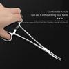 12.5/14/16/18 Cm Bent-Nose/Straight Curved Stainless Steel Locking Elbow Scissors Pliers Hemostatic Forceps Clamp Pliers