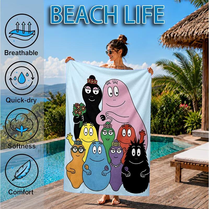 Happy Birthday Bar-bapa Beach Towel, Microfiber Beach Towel, Perfect For Pool, Beach, Travel, Home Decor Beach Party Fan gifts