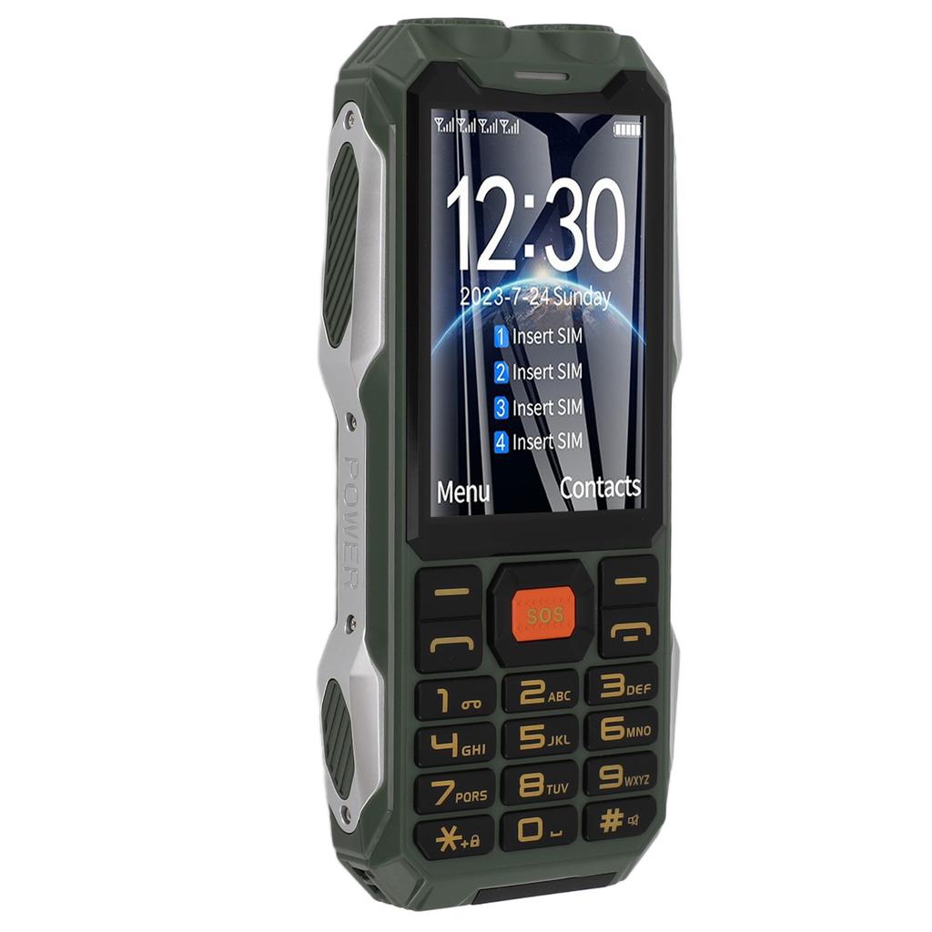 Мобильный телефон для пожилых людей, четыре карты, четыре режима ожидания, большая кнопка, громкий звук, сотовый телефон с экраном 4,0 дюйма