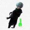 Transparent Background Kaneki Ken Kaneki Tokyo Ghoul Iron On Patches For Clothing Applique Stickers On Clothes Heat-Sensitive Custom Patch