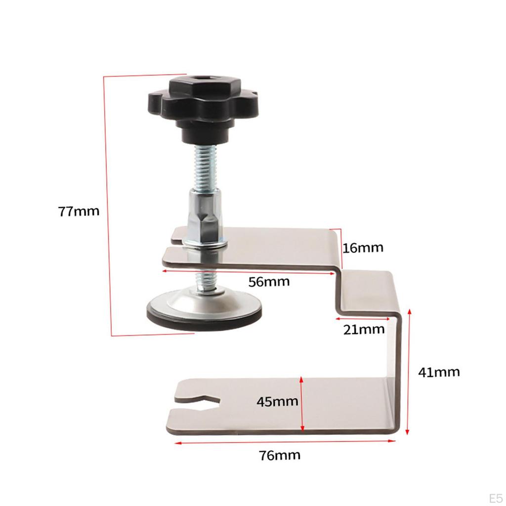 Clamp Fixed Auxiliary Cabinet Sturdy Plate Mounting Clip Carpenter Metal