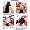 Coque compatible avec Apple Watch ULTRA 2 49 mm - Protection rigide étui transparent écran verre trempé Phonillico®