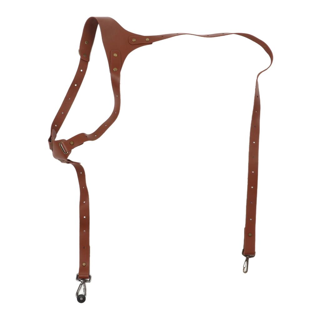 Camera Side Shoulder Strap Widened Scratch Proof Vintage Leather Digital SLR Camera Strap for