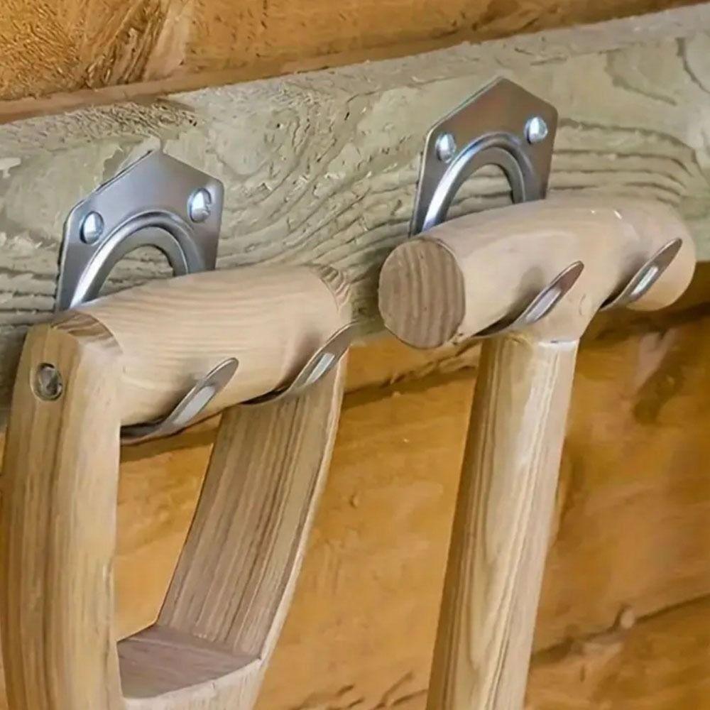 10Pcs Durable Tool Storage Hooks Easy Install Hose Storage Hook Garden Metal Hooks Shed Organizer