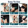 Neck Headband for Forward Head Swing Travel Pillow Airplanes, 360 Degree Airplane Strap with 3D Eye Cushion Accessories Commuting Sleeping, No Bobbing