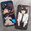 Акико Йосано Аниме B-Bungou Stray Dogs Чехол для телефона Для IPhone 17 Air 16 15 14 13 Pro Max 11 12 Черный Силиконовый Чехол