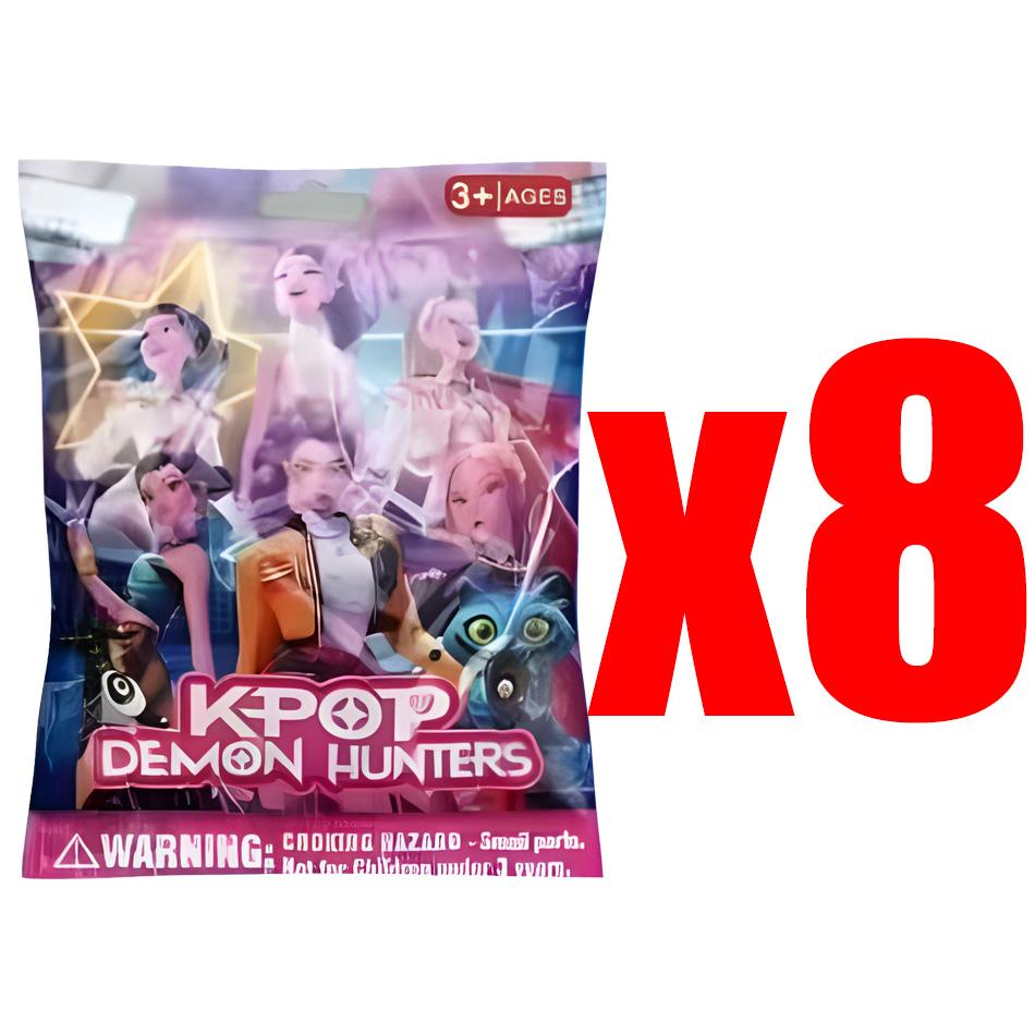 Аниме Мини-фигурки Охотники на демонов в Слепой Коробке K-pop Милые ПВХ Фигурки в Коробке-сюрпризе Коллекционная Модель Куклы Декоративный Предмет