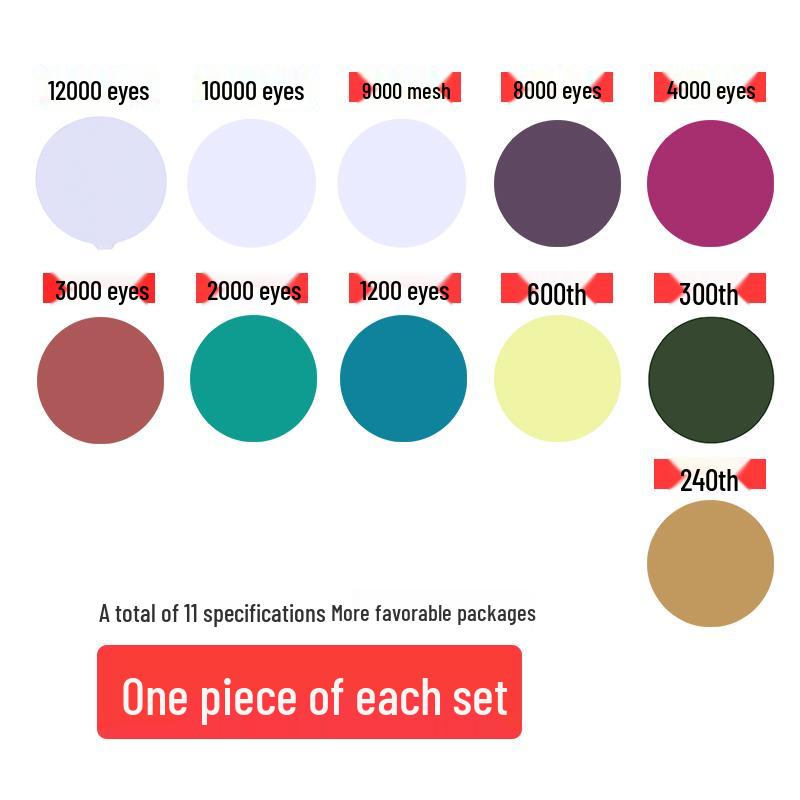 Полировальная машина Nailuo Pu ADS Fiber D1: Алмазная наждачная бумага 127 мм для ручной полировки волокна