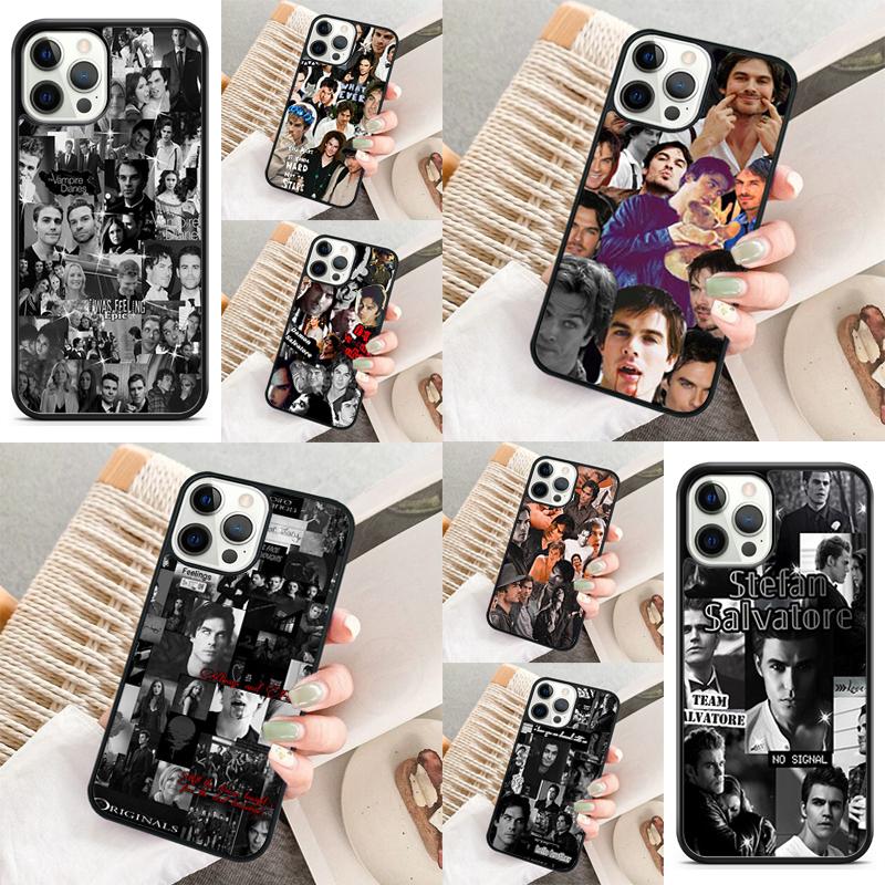 Чехол для телефона Damon Salvatore Дневники вампира Для iPhone 17 Air 16 15 14 11 12 13 Pro MAX Plus coque Чехол