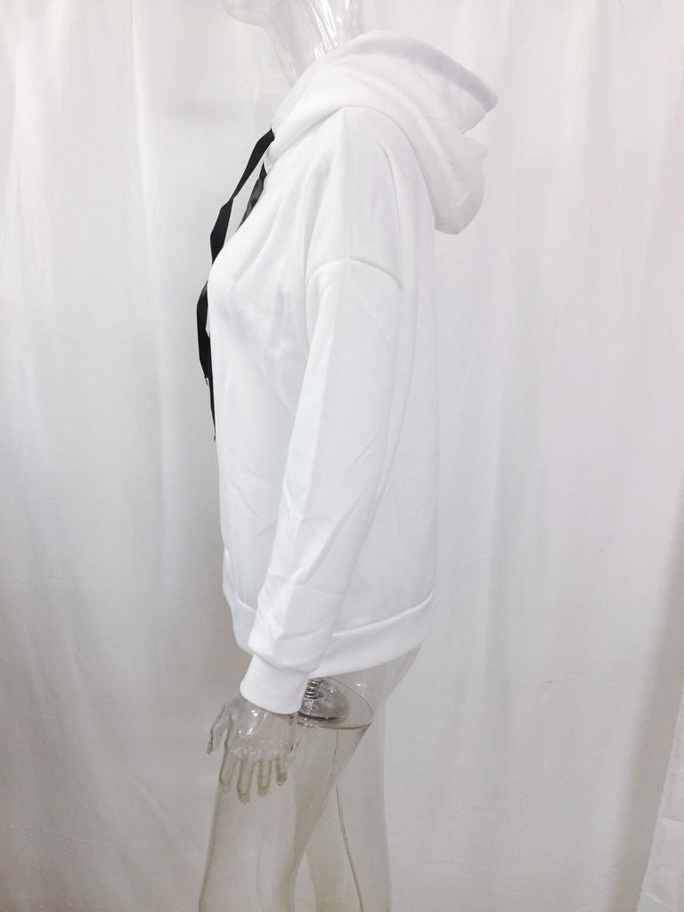 Свободное верхнее пальто, пуловер с капюшоном и длинными рукавами, большой плюшевый утепленный свитер, средний длинный свитер, забавный женский топ с капюшоном в европейском стиле