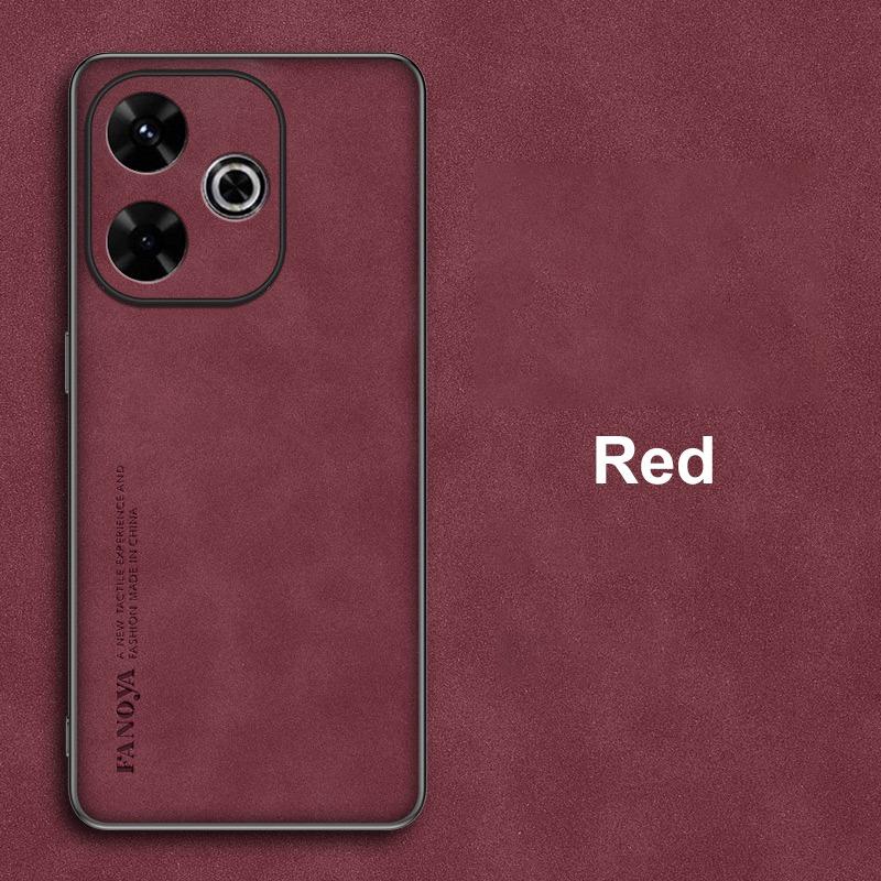 Для Poco M6 4G чехол роскошный PU кожаный чехол для телефона для Xiaomi Redmi 13 13C Redmi13 C 5G задняя крышка матовый силиконовый полная защита