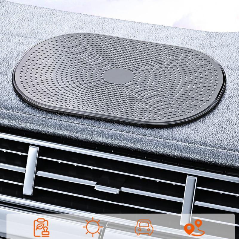 1 шт. автомобильный нескользящий коврик магический противоскользящий нескользящий коврик для приборной панели липкий держатель для сотового телефона черный силикон