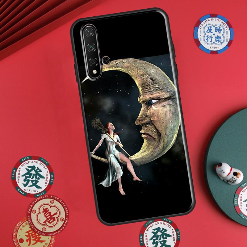 Moon Witch Horror For Huawei P60 Pro P30 P40 Lite Nova 7i 8i 11i 12i 12s 10 9 SE Y90 Y60 Y70 Y72 Y61 Y91 Case