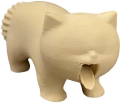 Penlimly Cat Toothpaste Squeezer | Vomiting Cat Topper - Cute Bathroom Dorm Nightstand Decor for Pet Lovers Home