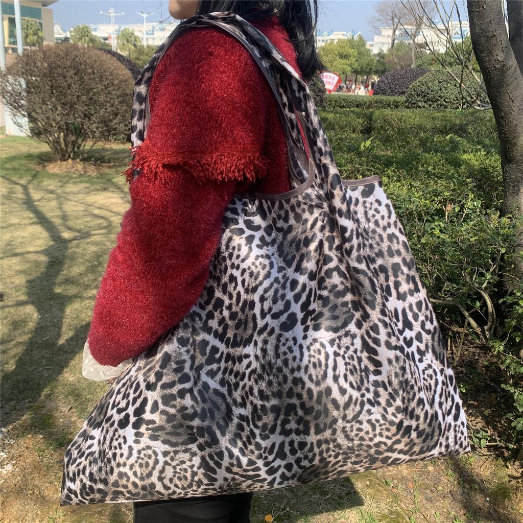 Сумка Большая складная сумка для покупок Многоразовая сумка для продуктов Прочная нейлоновая сумка подходит для подарка на переработку продуктов